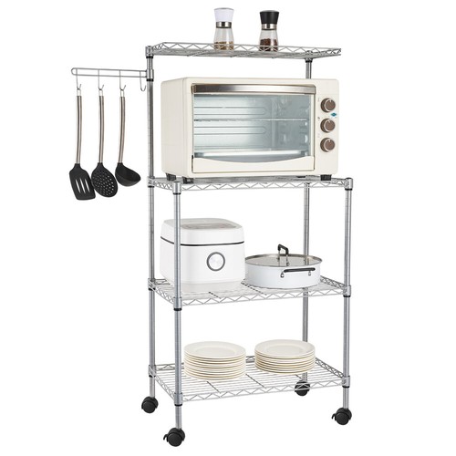 Bakers rack with - bakers, wheels
