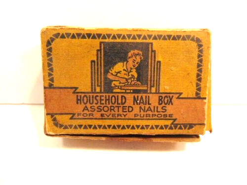 Small vintage empty cardboard - small,