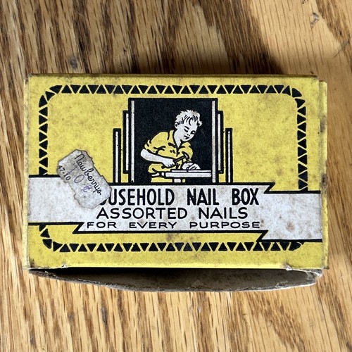 Vintage baker nail box - cf,